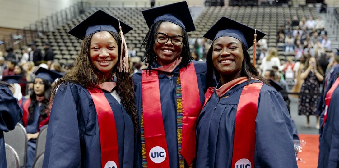 Three graduates